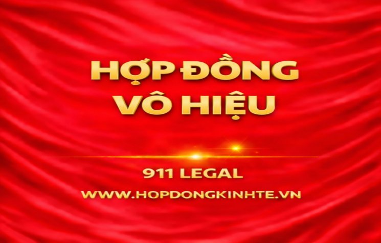 Hợp đồng vô hiệu do bị nhầm lẫn