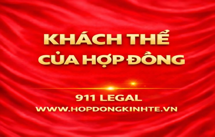 Khách thể hợp đồng là gì?